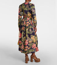 Etro Jersey and fil coup√É¬© jacquard maxi dress