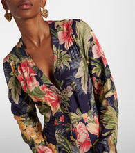 Etro Jersey and fil coup√É¬© jacquard maxi dress