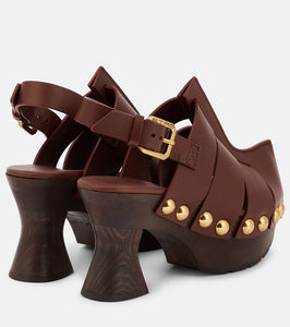 Etro Leather clogs
