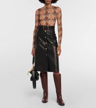Etro Leather high-knee boots
