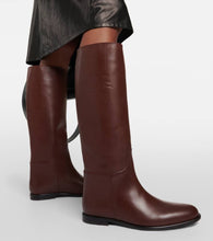Etro Leather high-knee boots