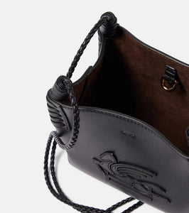 Etro Libra Pegaso Mini leather tote bag