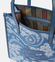 Etro Love Trotter Medium jacquard denim shopper