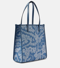 Etro Love Trotter Medium jacquard denim shopper