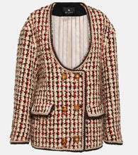 Etro Oversized wool-blend boucl√É¬© jacket