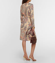 Etro Paisley belted minidress