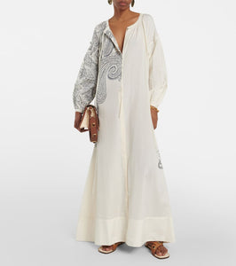 Etro Paisley cotton and silk kaftan