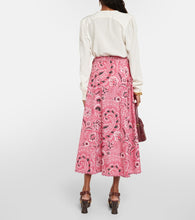 Etro Paisley cotton and silk maxi skirt