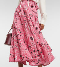 Etro Paisley cotton and silk maxi skirt