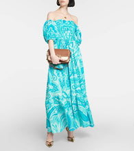 Etro Paisley cotton-blend midi dress