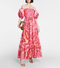 Etro Paisley cotton-blend midi dress