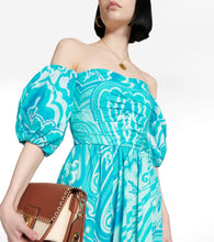 Etro Paisley cotton-blend midi dress