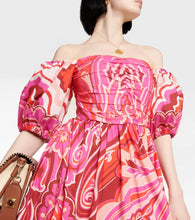 Etro Paisley cotton-blend midi dress