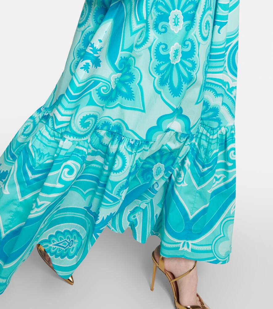 Etro Paisley cotton-blend midi dress