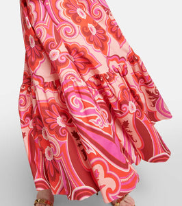 Etro Paisley cotton-blend midi dress