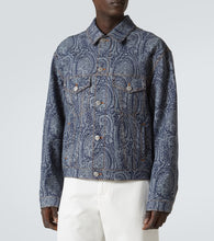 Etro Paisley denim jacket