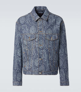 Etro Paisley denim jacket