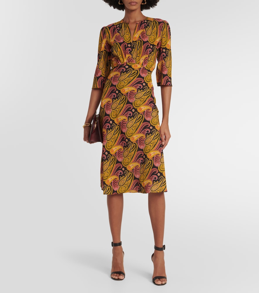 Etro Paisley midi dress