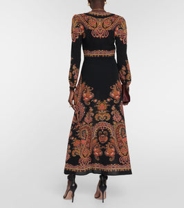 Etro Paisley midi dress