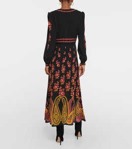 Etro Paisley midi dress