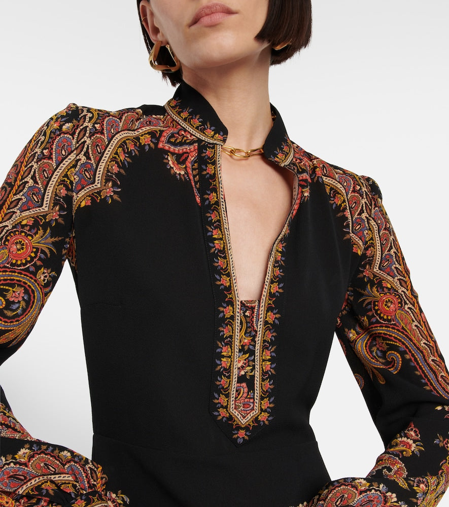 Etro Paisley midi dress