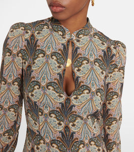 Etro Paisley midi dress