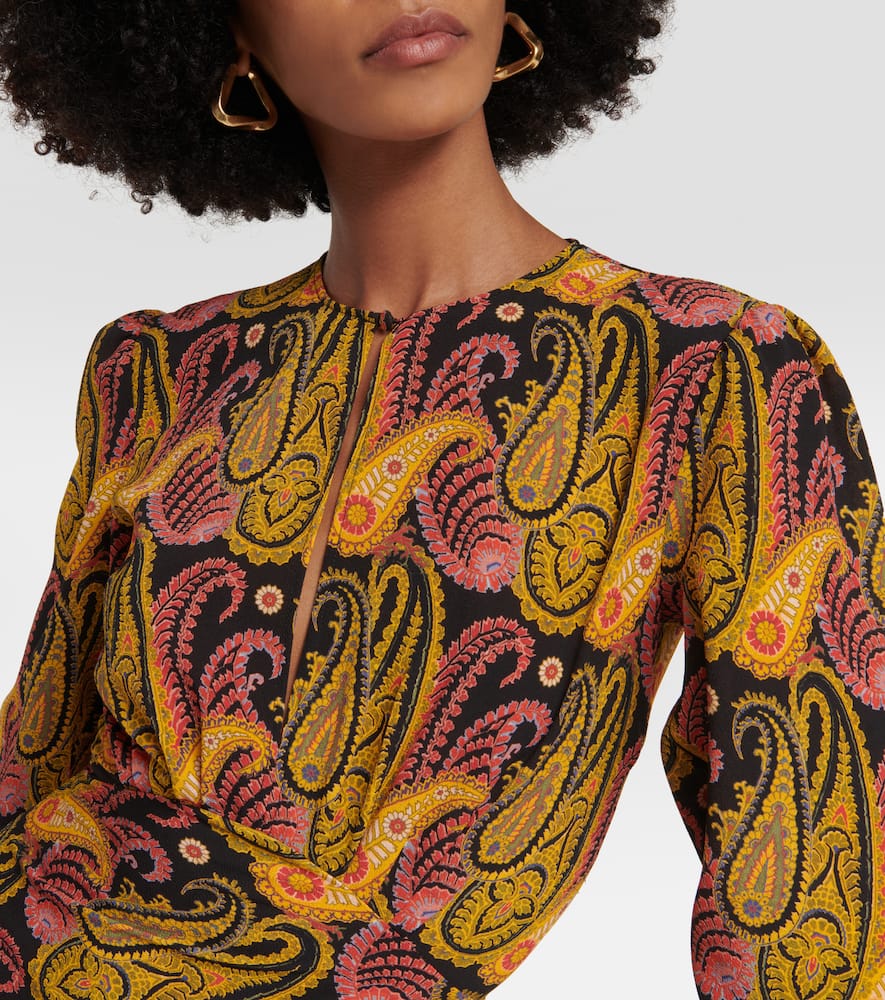Etro Paisley midi dress
