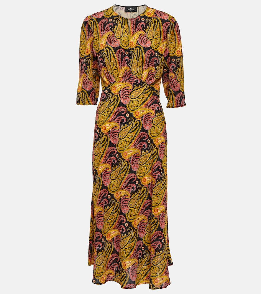 Etro Paisley midi dress. Etro Paisley 中长连衣裙