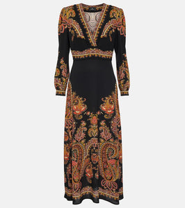 Etro Paisley midi dress