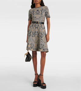 Etro Paisley printed minidress
