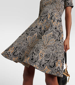 Etro Paisley printed minidress