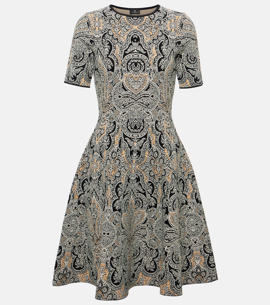 Etro Paisley printed minidress. Etro 佩斯利印花迷你连衣裙