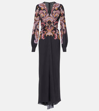 Etro Paisley sabl√É¬© maxi dress