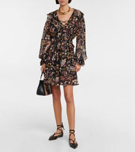 Etro Paisley silk-blend minidress