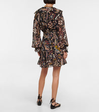 Etro Paisley silk-blend minidress
