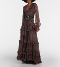 Etro Paisley silk gown
