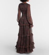 Etro Paisley silk gown