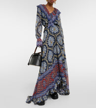 Etro Paisley silk jacquard maxi skirt