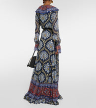 Etro Paisley silk jacquard maxi skirt