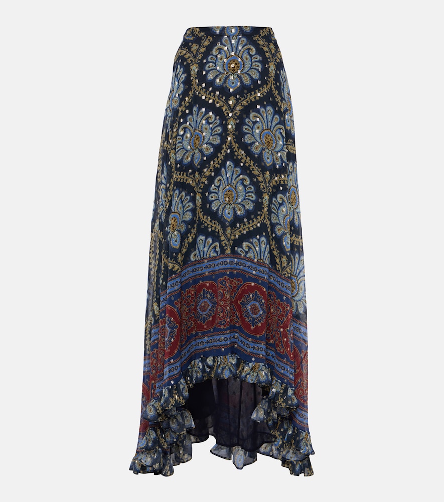 Etro Paisley silk jacquard maxi skirt - Etro 佩斯利花纹真丝提花长裙