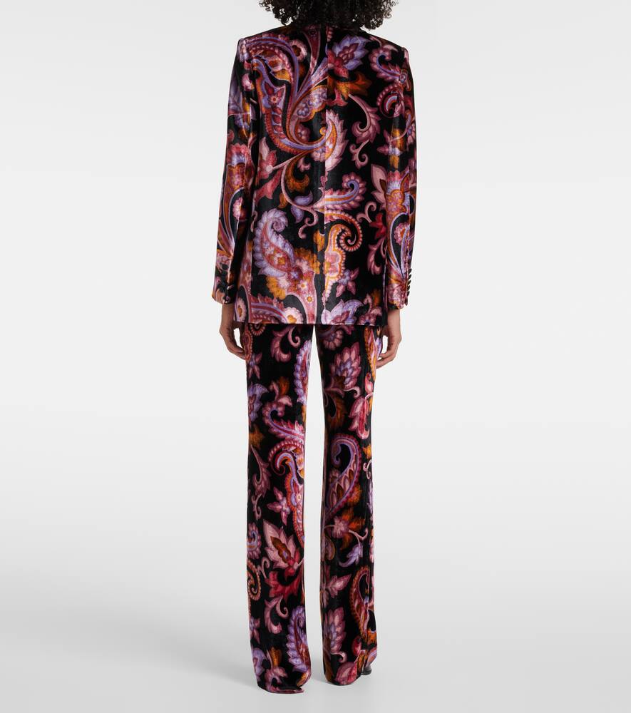 Etro Paisley velvet blazer