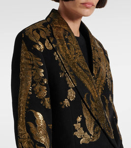 Etro Paisley wool and cashmere blazer