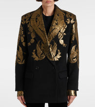 Etro Paisley wool and cashmere blazer