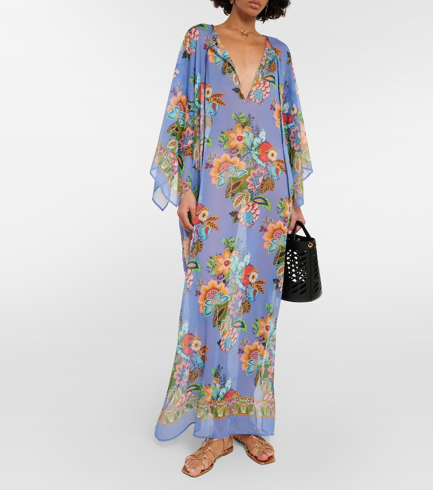 Etro Printed beach cover-up