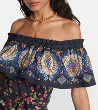 Etro Printed cotton-blend maxi dress