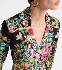 Etro Printed cotton midi dress