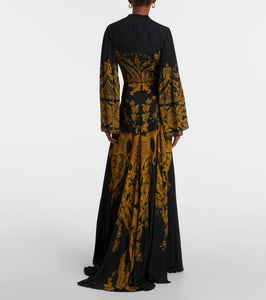 Etro Printed crêpe jersey gown