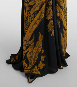 Etro Printed crêpe jersey gown