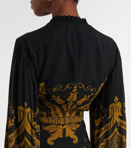 Etro Printed crêpe jersey gown