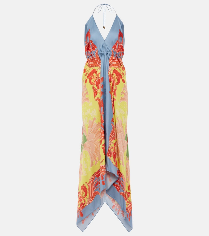 Etro Printed halterneck silk beach dress. Etro 印花露背真丝沙滩裙